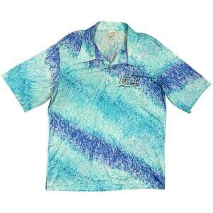 Vintage 1970s Jantzen Storm Made in USA Polo Shirt XL